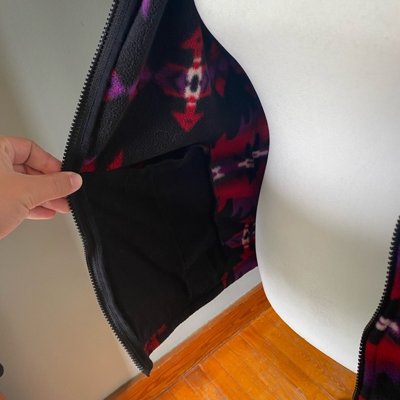 Chaps Aztec Patterned Vest - Picture 8 of 10